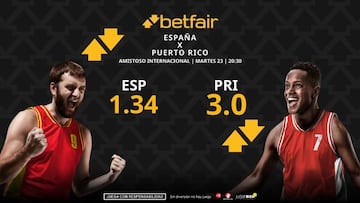 España vs. Puerto Rico: horario, TV, pronósticos y estadísticas