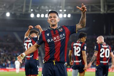 Decisivo su gol ante el Elche. El jugador del Levante ayudó a una remontada que valió tres puntos ante un candidato al ascenso.
