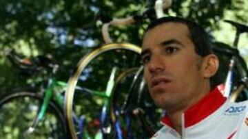<B>ILUSIONADO.</B> El ciclista alicantino afirmó estar contento con su rendimiento en la Vuelta, por lo que aspira a realizar un buen Mundial.