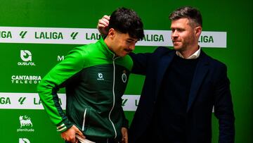 Mikel Martija y Víctor Meseguer, del Racing.