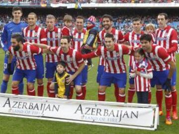 Formación del Atlético de Madrid