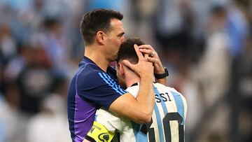 Scaloni busca coronar a Messi