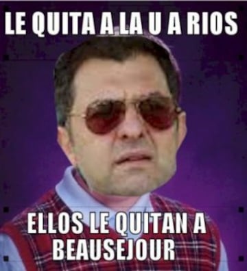 Los memes de la llegada de Jean Beausejour a la U