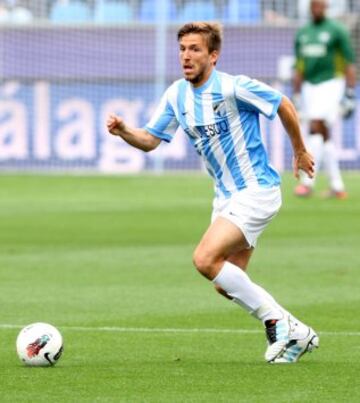 Ignacio Camacho juega en el Málaga desde 2010, procedente del Atlético de Madrid.