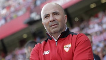 Sampaoli, entrenador del Sevilla. 