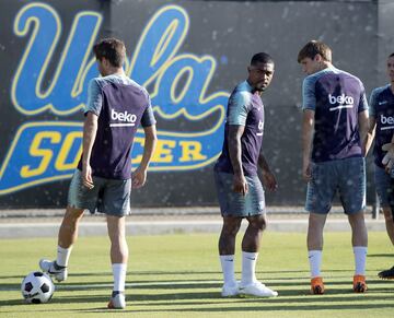 El Barça prepara en UCLA su partido contra el Tottenham