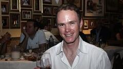 <b>EN CASA JUAN. </b>Chris Froome brindó por su segunda plaza.