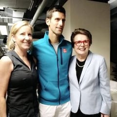 Djokovic se disculpó ante Billie Jean King y Chris Evert
