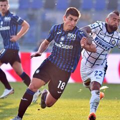 Inter logró esforzado empate con Sánchez y Vidal de titulares