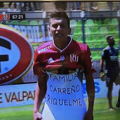 El emotivo festejo que Aránguiz le dedicó a Jaime Carreño