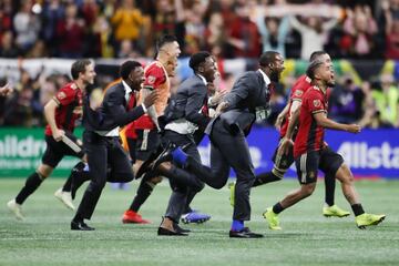 Hubo récord de asistencia en la historia de la MLS Cup: 73,019 asistentes fueron testigos del campeonato de Atlanta en el Mercedes-Benz Stadium