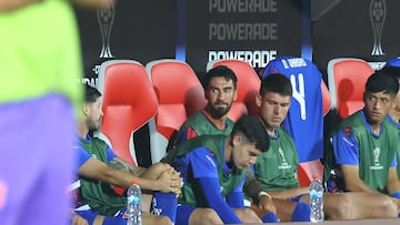 Futbol, Universidad de Chile vs Palestino.
Copa Sudamericana 2026.
El jugador de Universidad de Chile Juan Martin Lucero es fotografiado durante el partido de primera ronda de Copa Sudamericana contra Palestino disputado en el estadio Nacional de Santiago, Chile.
04/03/2026
Jonnathan Oyarzun/Photosport
Football, Universidad de Chile vs Palestino.
2026 Copa Sudamericana Championship.
Universidad de Chile’s player Juan Martin Lucero is pictured during a first round match of Copa Sudamericana against Palestino at the Nacional stadium in Santiago, Chile.
04/03/2026
Jonnathan Oyarzun/Photosport