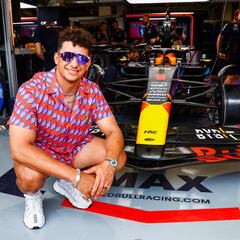 Patrick Mahomes aprovechó el GP de Miami para compartir momentos con Sergio ‘Checo’ Pérez