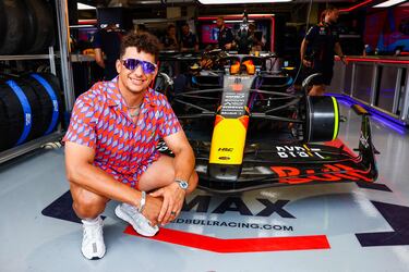 Patrick Mahomes aprovechó el GP de Miami para compartir momentos con Sergio ‘Checo’ Pérez