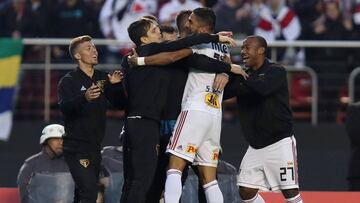 Santiago Tr&eacute;llez marc&oacute; gol en el triunfo de Sao Paulo sobre Vasco da Gama