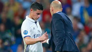 Zidane apuesta por James