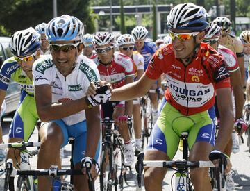 El ciclista italiano ganó la Vuelta a España en 2010, era su primera participación en la ronda española.