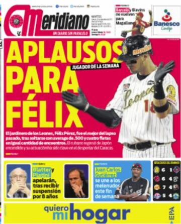 Portadas de la prensa mundial