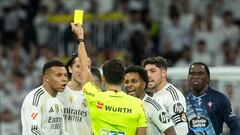 El árbitro que expulsó a Fran García, Endrick y Carreras pitará al Madrid en Pamplona