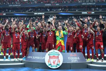 El Liverpool campeón de la Supercopa de Europa.