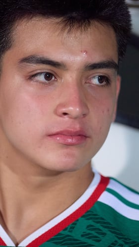 Gilberto Mora of Mexico during 2025 International Friendly match between Mexico (Mexican National team) and Uruguay at TSM Corona Stadium, on November 15, 2025 in Torreon, Coahuila, Mexico.