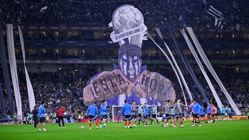 Players of Monterrey during the final second-leg match between Monterrey and America as part of the Torneo Apertura 2024 Liga MX at BBVA Bancomer Stadium, on December 15, 2024 in Monterrey, Nuevo Leon, Mexico.
