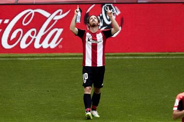 Athletic Club 1-0 Atlético de Madrid | Gran jugada colectiva de los locales que terminó con un pase atrás de Yuri después de llegar a línea de fondo y Muniain disparó desde el punto de panalti que tocó levemente en Thomas y el esférico se coló pegado al poste derecho donde no pudo llegar Oblak.
