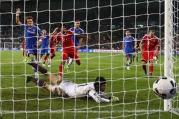 Bayern de Munich - Chelsea. 2-2. Javi Martínez empata el partido en el último minuto de la segunda parte de la prorroga.