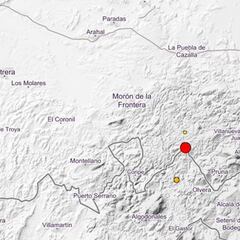 Registrado un terremoto de magnitud 4,1 entre las provincias de Sevilla y Cádiz