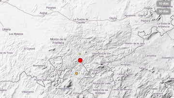 Registrado un terremoto de magnitud 4,1 entre las provincias de Sevilla y C¨¢diz