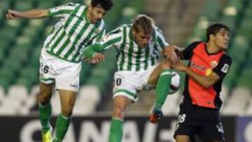 Imagen del Betis-Almería en la ida de la Copa.