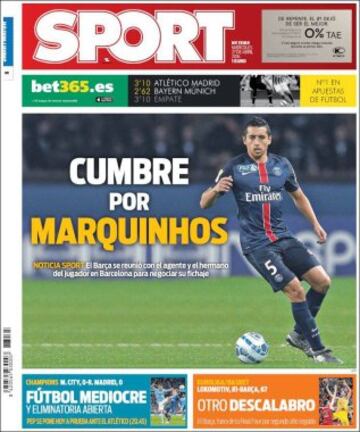 Portadas de la prensa mundial