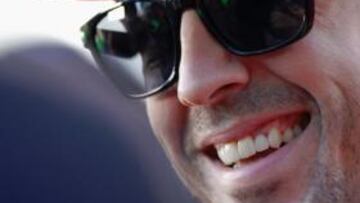 Fernando Alonso no pierde la sonrisa
