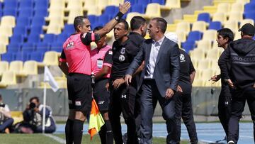 El entrenador de Colo Colo, Pablo Guede