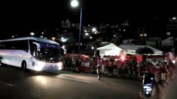 El apasionante recibimiento que tuvo la Roja en Arena Fonte Nova