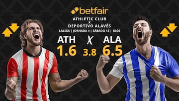 Athletic Club vs. Deportivo Alavés: horario, dónde ver, pronósticos y clasificación