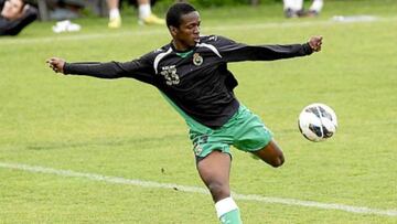 Kone en su etapa en el Racing de Santander, cuando Osasuna puso la demanda.