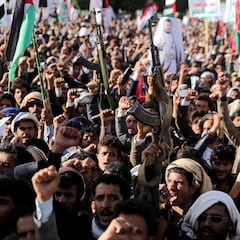 ¿Cuál es el poder militar de los hutíes de Yemen y qué países les apoyan contra EEUU y Reino Unido?