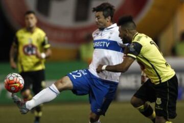 San Luis y Universidad Católica se enfrentaron en la cancha del Lucio Fariña de Quillota. 