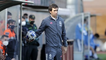 Ra&uacute;l, con el Real Madrid Castilla. 