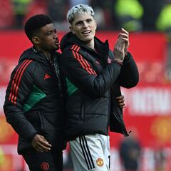 “Me encanta trabajar con Garnacho”