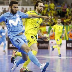 El Movistar eliminó a un Jaén que tiño Granada de amarillo