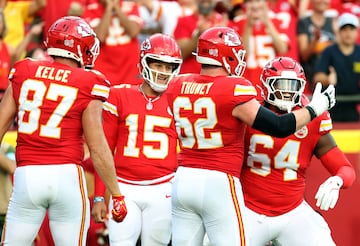 Celebración de los Chiefs.