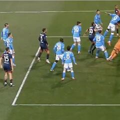 David Ospina, del error en el gol a salvar a Napoli en el final
