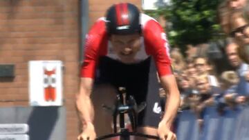 Tim Wellens gana la contrarreloj del Tour de B&eacute;lgica.