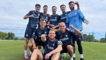 El Alavés entrena en Navata.