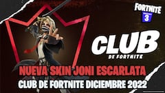 Joni Escarlata es la skin del Club de Fortnite de diciembre de 2022: todos los detalles