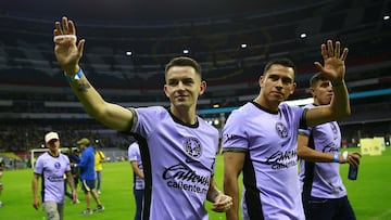 during the celebration of Team America, Champion of the 2024 Clausura Tournament and Two-time Champion of Mexican Soccer of the Liga BBVA Bancomer MX, at Azteca Stadium, on May 28, 2024, Mexico City, Mexico,