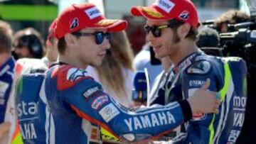 Amenaza de lluvia de nuevo en el duelo Rossi-Lorenzo