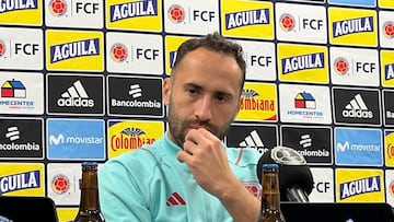 David Ospina habló en rueda de prensa tras derrotar a Guatemala.